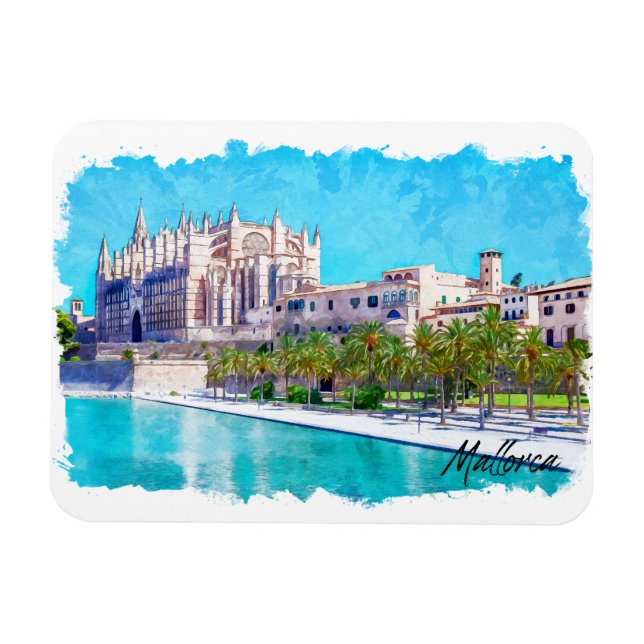 Magnet Flexible Belle Palma de Mallorca Espagne Baléares (Horizontal)