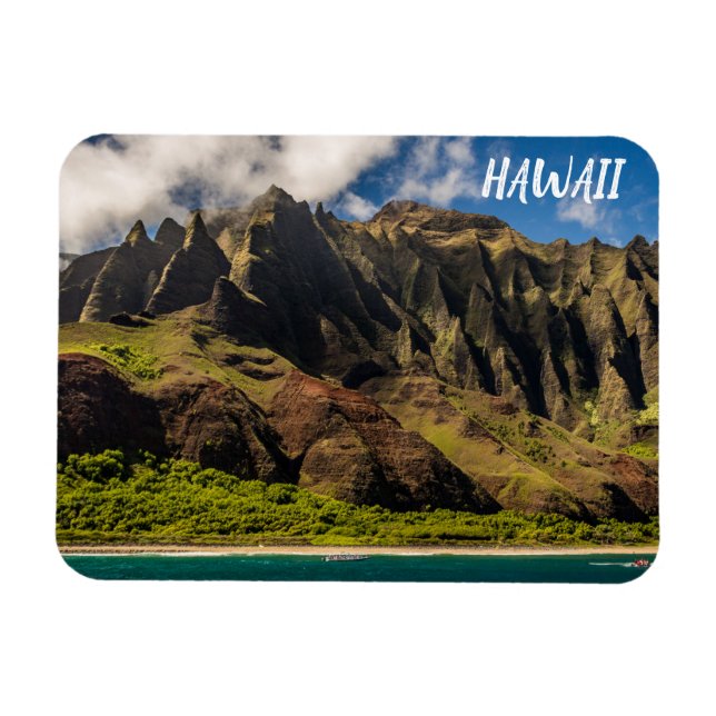 Magnet Flexible Belles monts Hawaii (Horizontal)