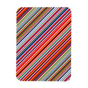 Magnet Flexible Belles rayures décoratives colorées
