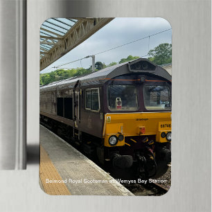 Magnet Flexible Belmond Royal Scotsman à la gare de Wemyss Bay sur