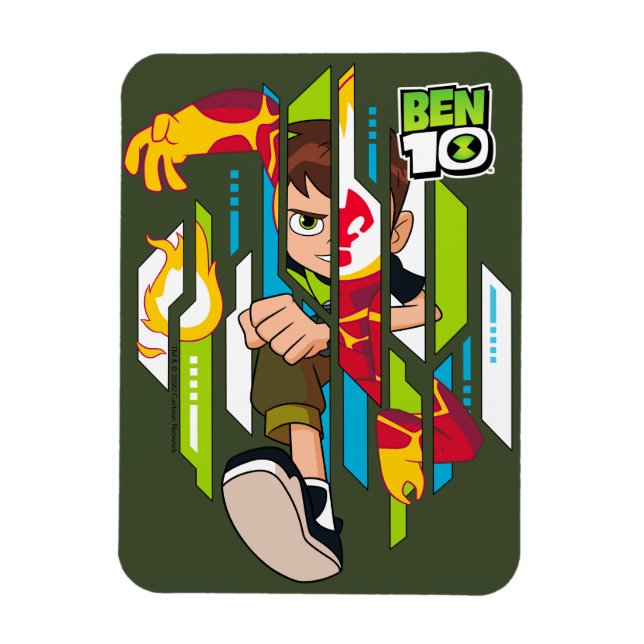 Magnet Flexible Ben 10 Transformation de l'ADN de l'hémataste (Vertical)