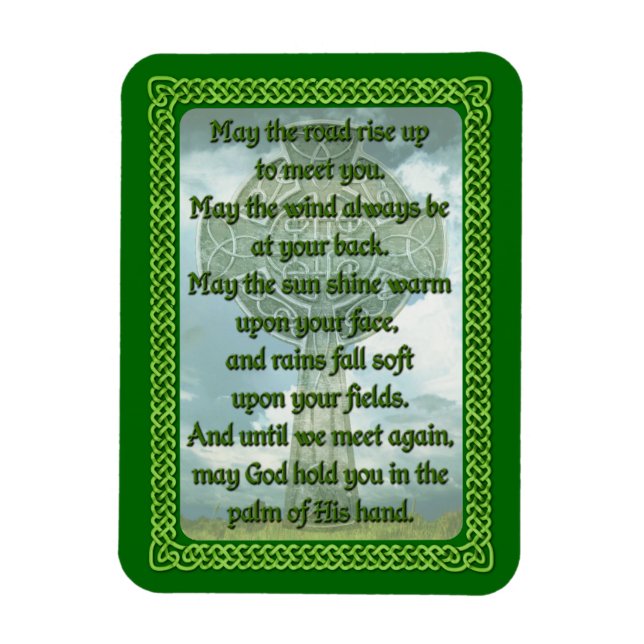 Magnet Flexible Bénédiction irlandaise verte (Vertical)