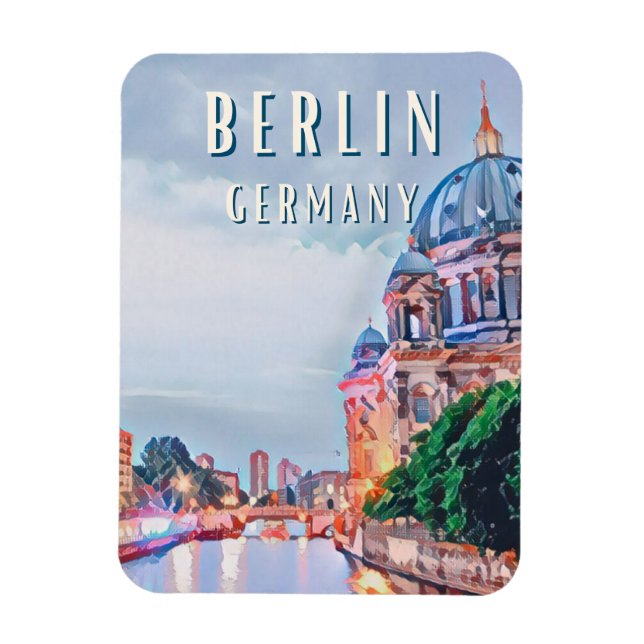 Magnet Flexible Berlin, la capitale animée de l'Allemagne (Vertical)