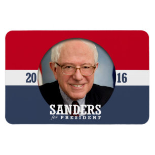 MAGNET FLEXIBLE BERNIE SANDERS 2016