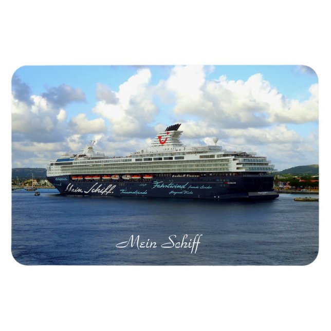 Magnet Flexible Berthé à Bonaire Mein Schiff (Horizontal)
