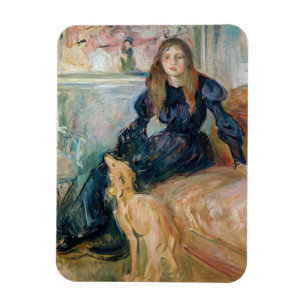 Magnet Flexible Berthe Morisot - Julie et son lévrier Laerte