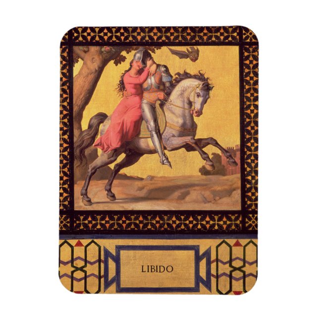 Magnet Flexible Bien et mal : Libido, 1832 (détail de 89709) (huil (Vertical)