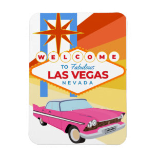Magnet Flexible Bienvenue à Las Vegas