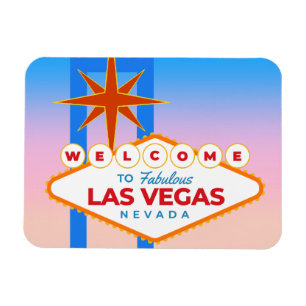 Magnet Flexible Bienvenue à Las Vegas Sunset