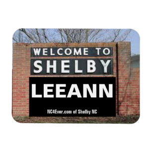 Magnet Flexible BIENVENUE À SHELBY LEEANN aimant flexible