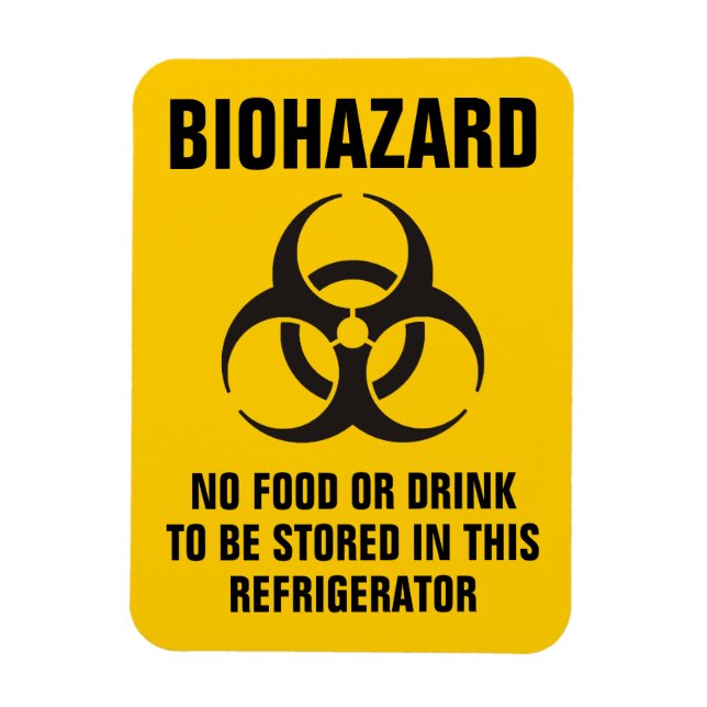 Magnet Flexible Biohazard icon (Vertical)
