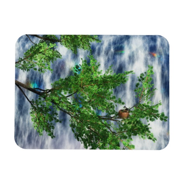 Magnet Flexible Birdsnest Falls Aimant flexible (Horizontal)