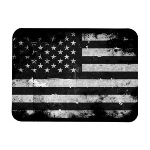 Magnet Flexible Black and White Grunge