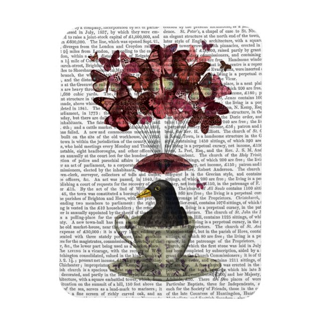 Magnet Flexible Blackbird Dans Teup (Vertical)