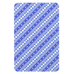 Magnet Flexible Bleu blanc mignon décoratif rayures ukrainiennes