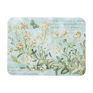 Magnet Flexible Bleu Botanique
