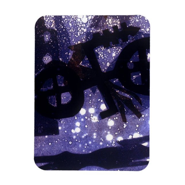 Magnet Flexible Bleu foncé (Vertical)