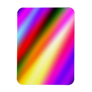 Magnet Flexible Bleu rose ombre couleur d'eau abstrait pastel arc-