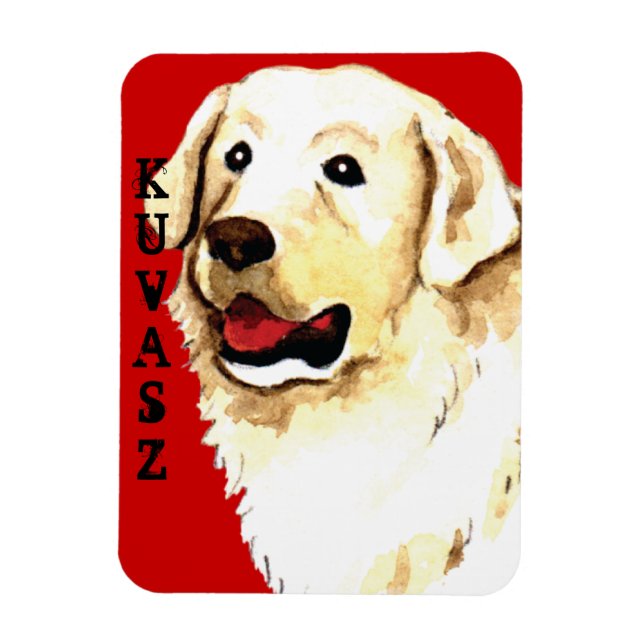 Magnet Flexible Bloc couleur Kuvasz (Vertical)