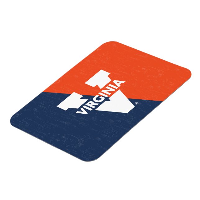 Magnet Flexible Bloc de couleur Virginia Cavaliers (Côté Gauche)
