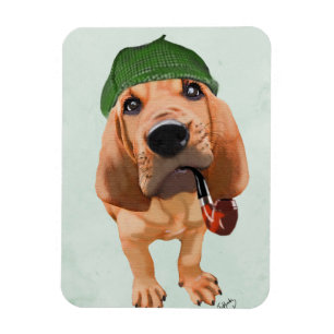 Magnet Flexible Bloodhound Sherlock Holmes