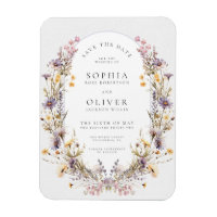 Bloom Fleur sauvage romantique Sauvez la date