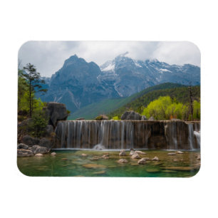 Magnet Flexible Blue Moon Valley   Jade Dragon Snow Mountain