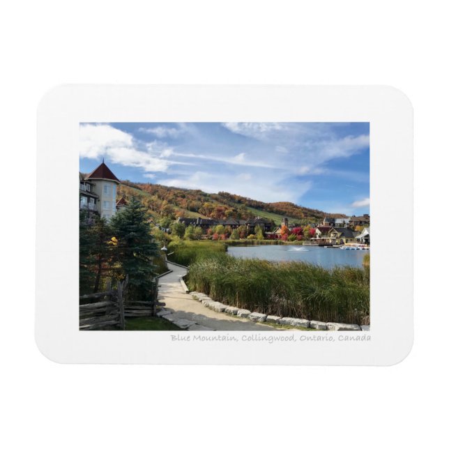 Magnet Flexible Blue Mountain Collingwood Ontario Photo (Horizontal)
