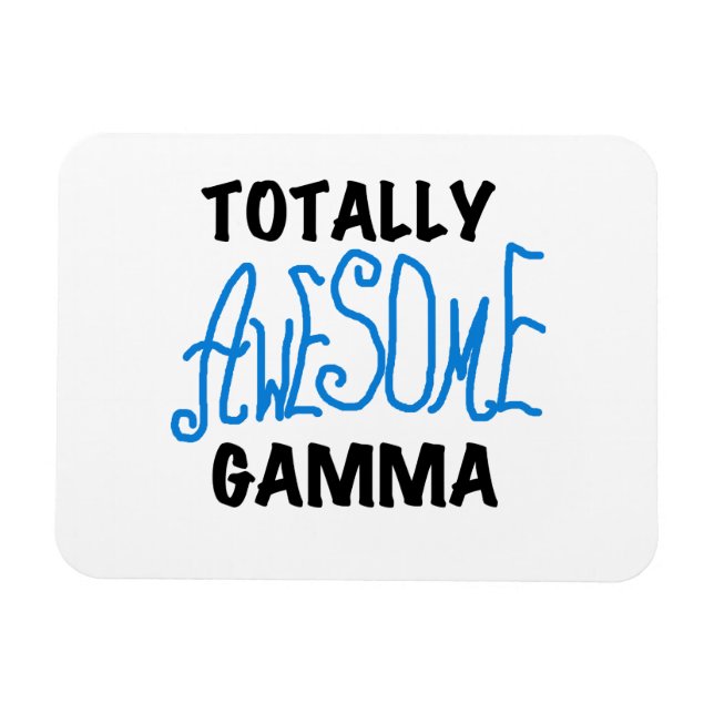 Magnet Flexible Blue Totalement génial Gamma Cadeaux (Horizontal)