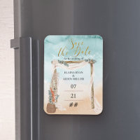 Boho Beach Arbor Destination Mariage Enregistrer L
