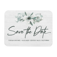 Boho Floral Watercolor Enregistrer la date Handlet