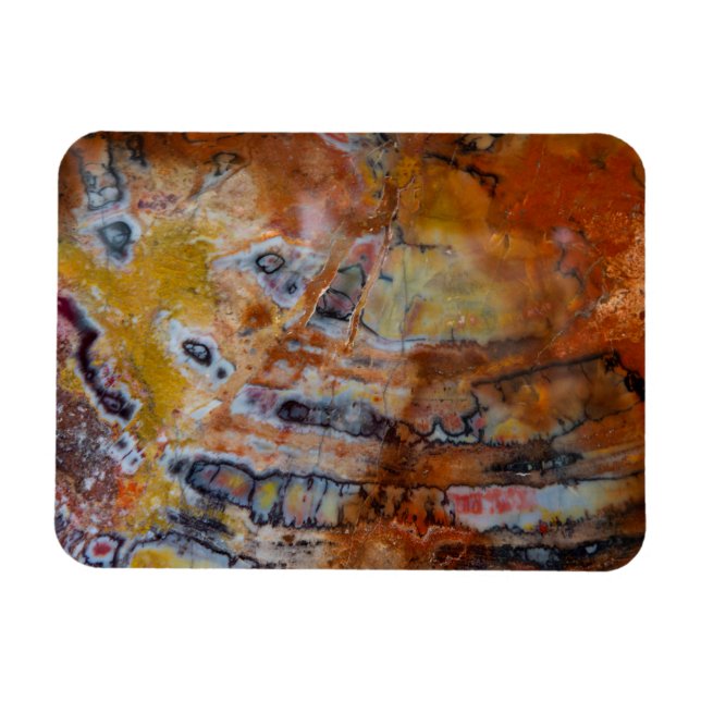 Magnet Flexible Bois pétrifié Brown (Horizontal)