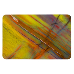 Magnet Flexible Bois pétrifié jaune