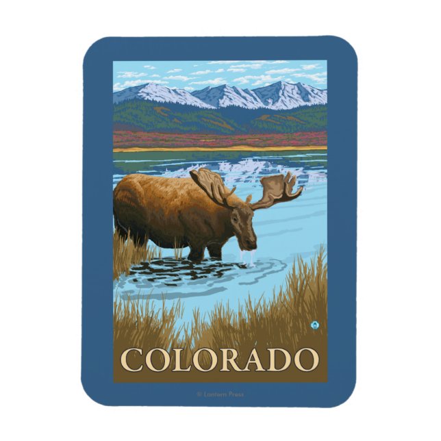 Magnet Flexible Boisson d'orignalColorado (Vertical)