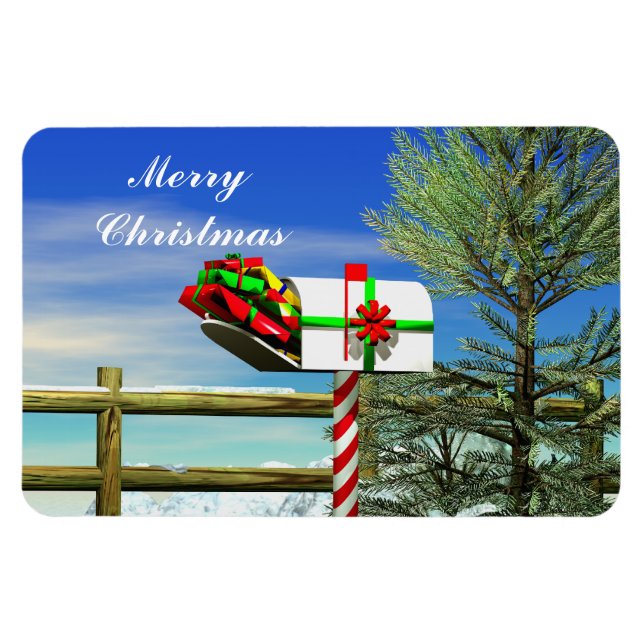 Magnet Flexible Boîte aux lettres de Noël (Horizontal)