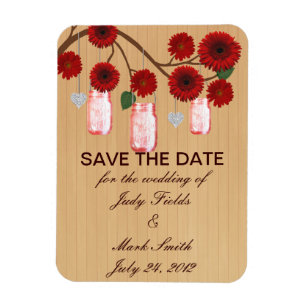 Magnet Flexible Boites Rustiques Rouges Mason Enregistrer L'Aimant