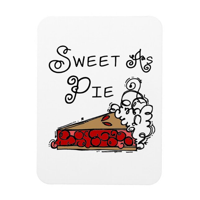 Magnet Flexible Bonbon comme tarte (Vertical)