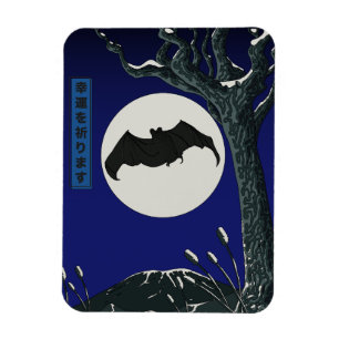 Magnet Flexible Bonne chance Chauve-souris 