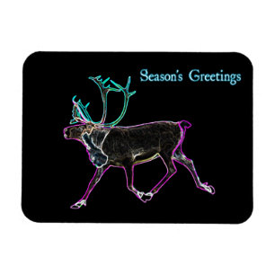 Magnet Flexible Bonnes Fêtes - Caribou électrique