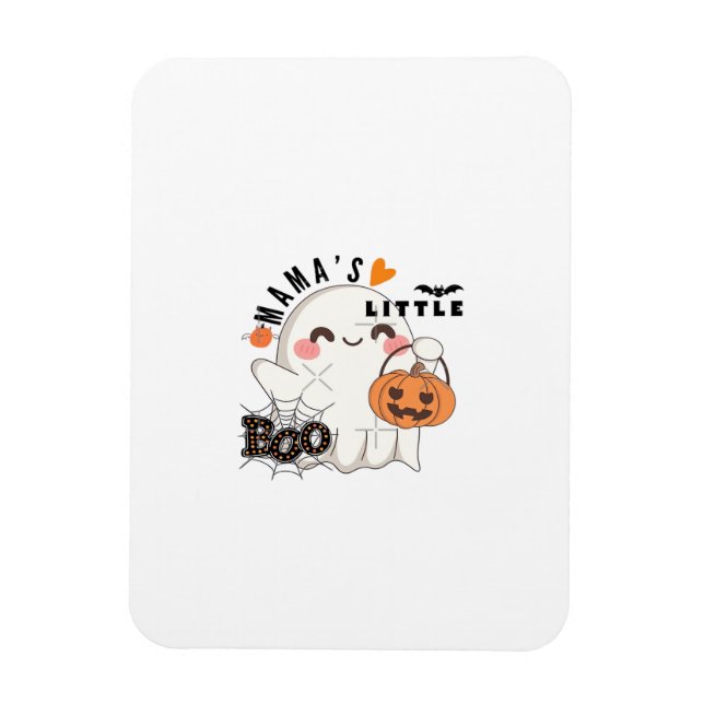 Magnet Flexible Boo de maman - Cute Kawaii Halloween Boo 2025 Grap (Vertical)