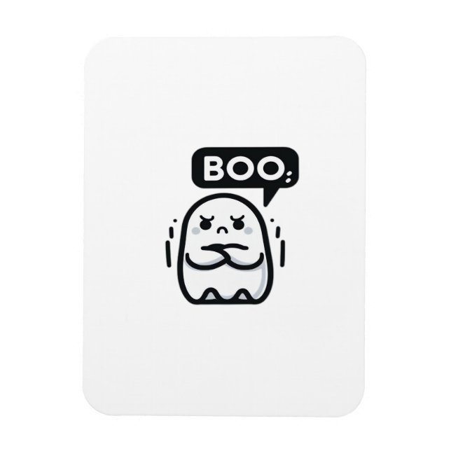 Magnet Flexible Boo Of Disapproval Funny Quote (Vertical)