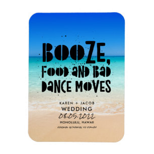 Magnet Flexible Booze drôle Nourriture Mauvaise Danse Déplace Plag