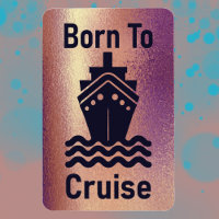 Born To Cruise Rose Gold Cabin Door