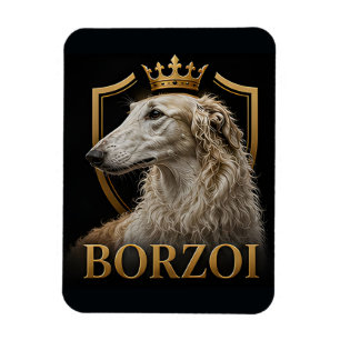 Magnet Flexible Borzoi Chien Royal Élégant Amateurs de Lévriers