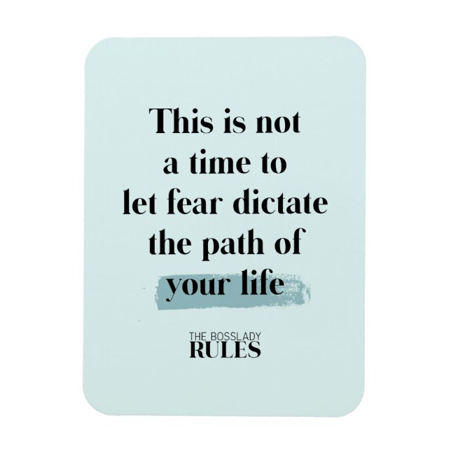 Magnet Flexible BossLady gouverne les femmes entrepreneurs Motivat (Vertical)