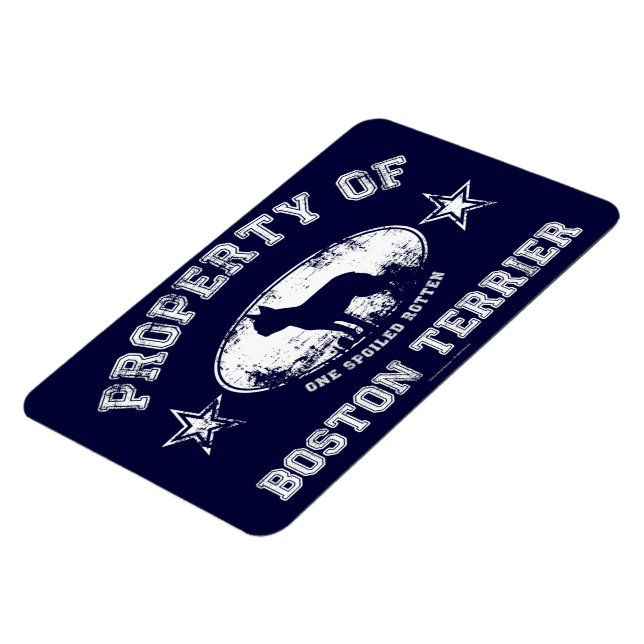 Magnet Flexible Boston Terrier (Côté Gauche)