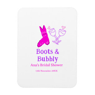 Magnet Flexible Bottes et bouteille de champagne pétillant enterre