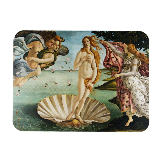 Magnet Flexible BOTTICELLI - La naissance de Vénus 1483 (Horizontal)