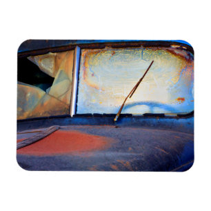 Magnet Flexible Bouclier d'un vieux camion rouillé