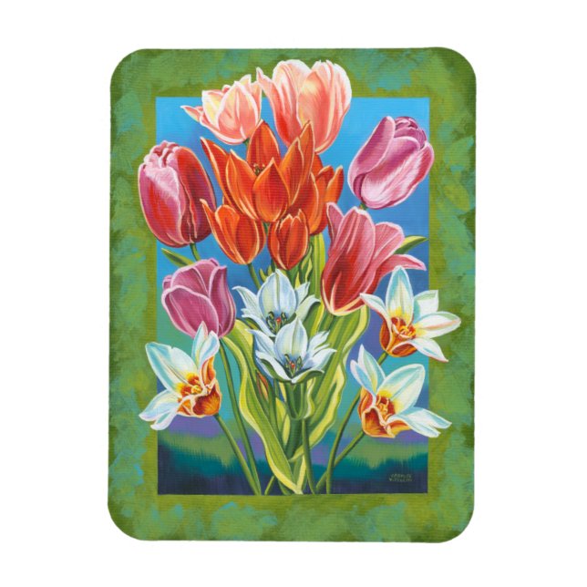 Magnet Flexible Bouquet à la frontière III (Vertical)